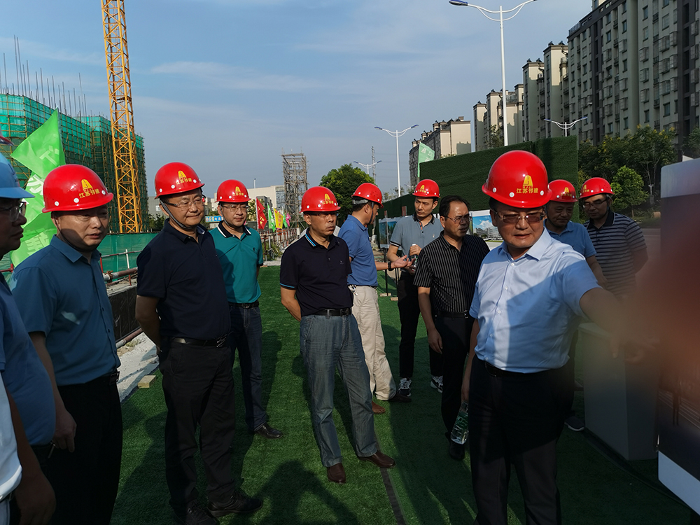 省水利厅副厅长张劲松指导九州（中国）新办公建设.jpg